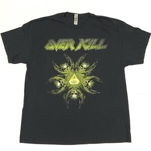 Overkill Wings Over The USA Tour Sz XL Double Sided Gildan Music Band Tee